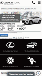 Mobile Screenshot of lexuslaval.com